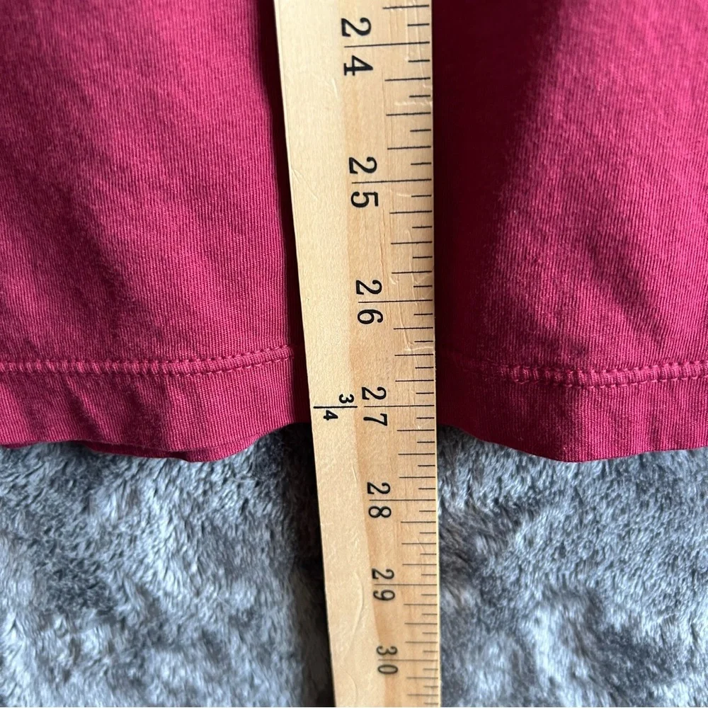 J Crew Broken - In Henley Shirt Mens Large Red Long Sleeve Casual Layering‎